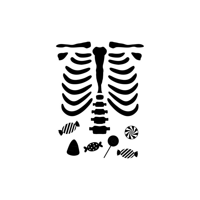Skeleton - Vinyl Decal - Custom Size