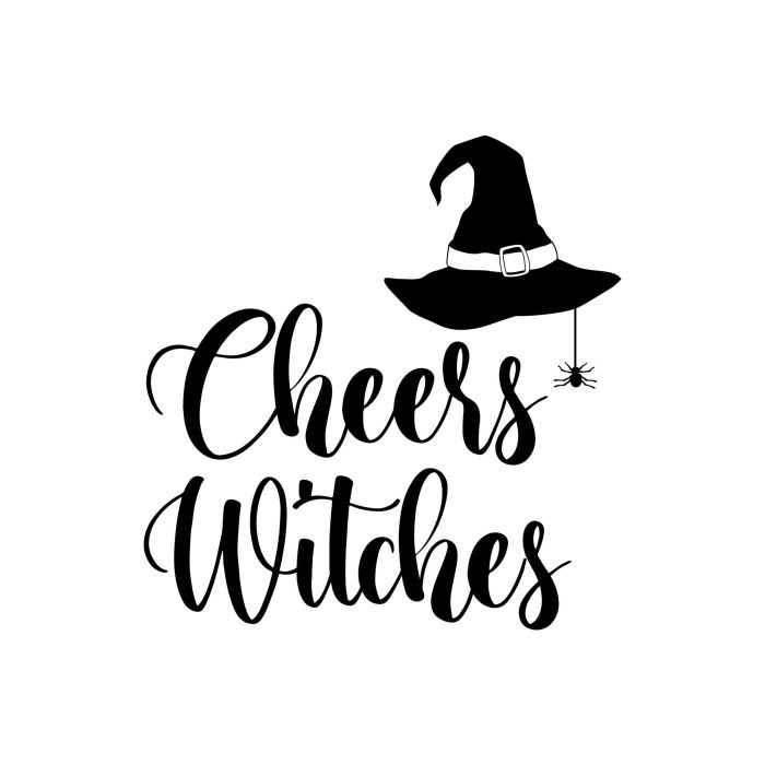 Cheers Witches - Vinyl Decal - Custom Size