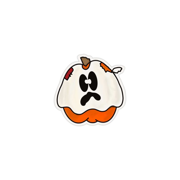 Pumpkin Full Color Vinyl Decal - Custom Size
