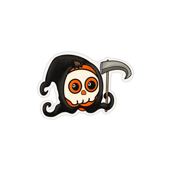 Pumpkin Full Color Vinyl Decal - Custom Size