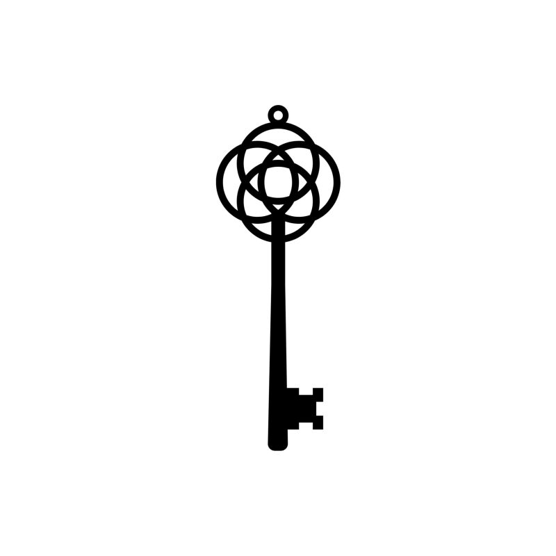 Key Vinyl Decal - Custom Size