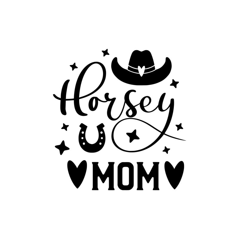 Horse Vinyl Decal - Custom Size