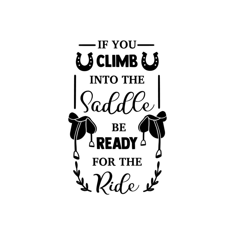 Horse Vinyl Decal - Custom Size