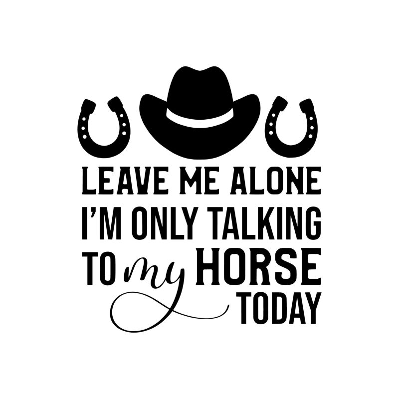Horse Vinyl Decal - Custom Size