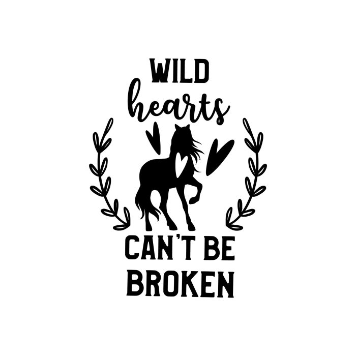 Horse Vinyl Decal - Custom Size