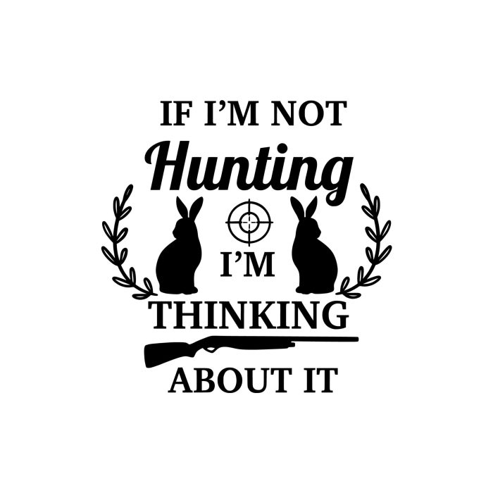 Hunting Vinyl Decal - Custom Size
