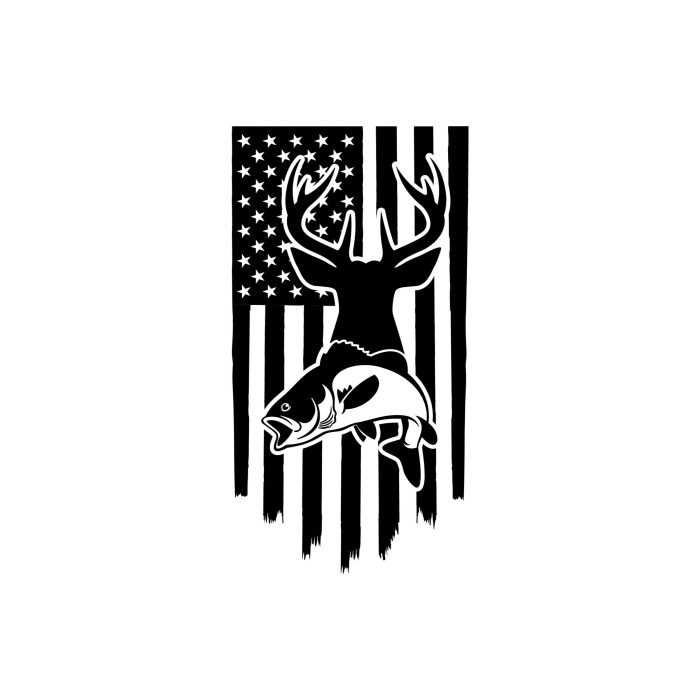 Hunting Vinyl Decal - Custom Size