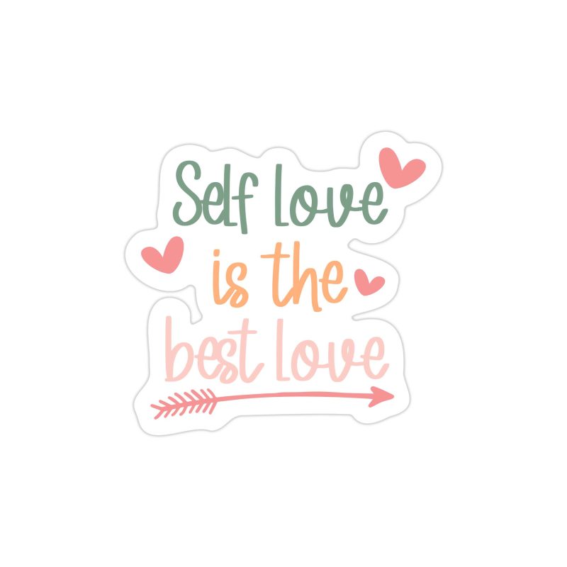 Self Love Full Color Vinyl Decal - Custom Size