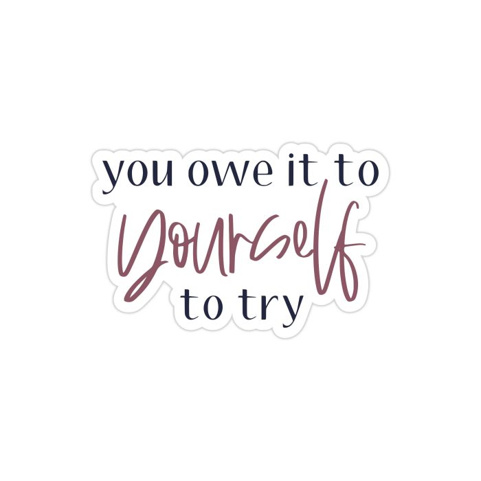 You Owe it to Yourself to try Full Color Vinyl Decal - Custom Size