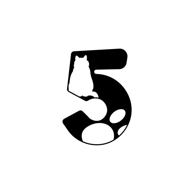 5 - Alphabet - Vinyl Decal -  Custom Size