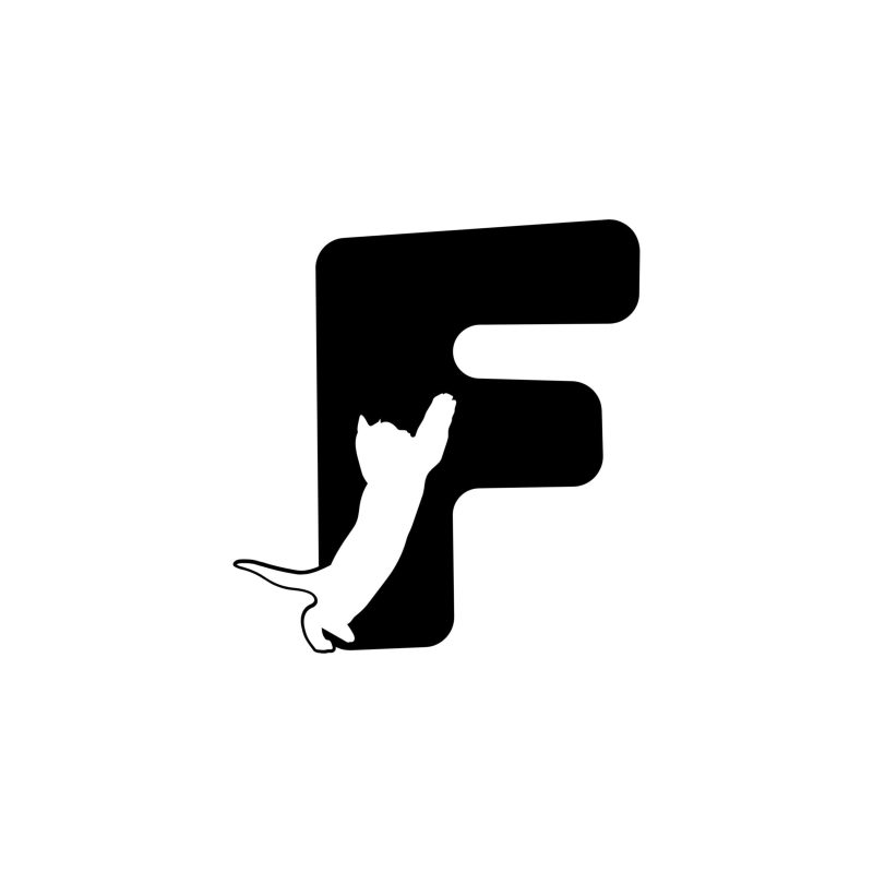 F - Alphabet - Vinyl Decal -  Custom Size