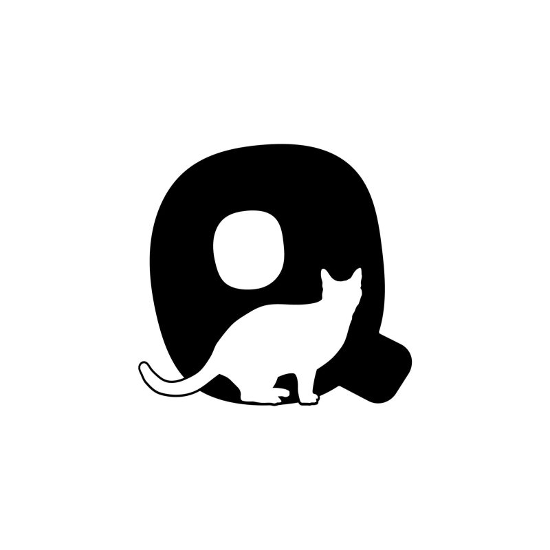 Q - Alphabet - Vinyl Decal - Custom Size