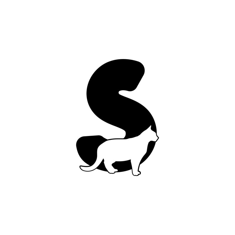 S - Alphabet - Vinyl Decal - Custom Size