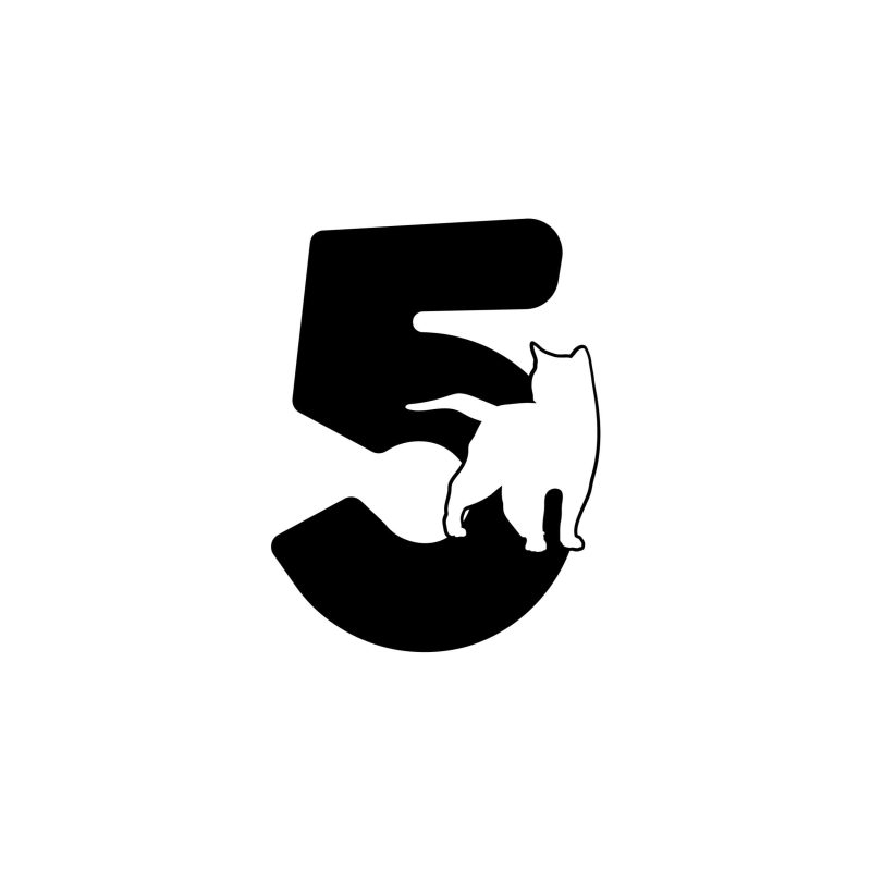 5 - Alphabet - Vinyl Decal -  Custom Size