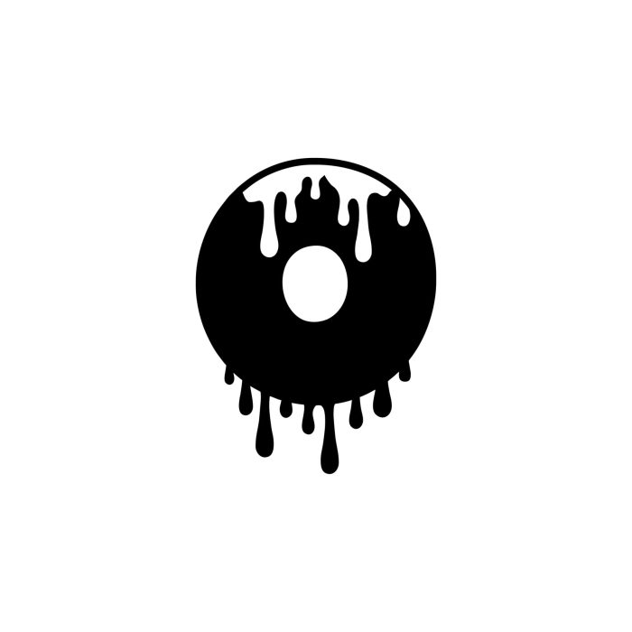 O - Alphabet - Vinyl Decal - Custom Size