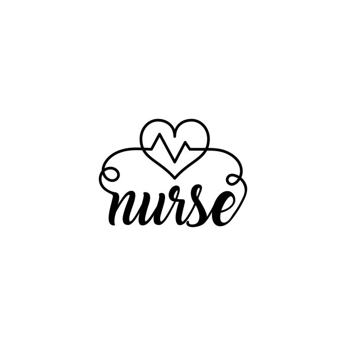 Nurse Vinyl Decal - Custom Size