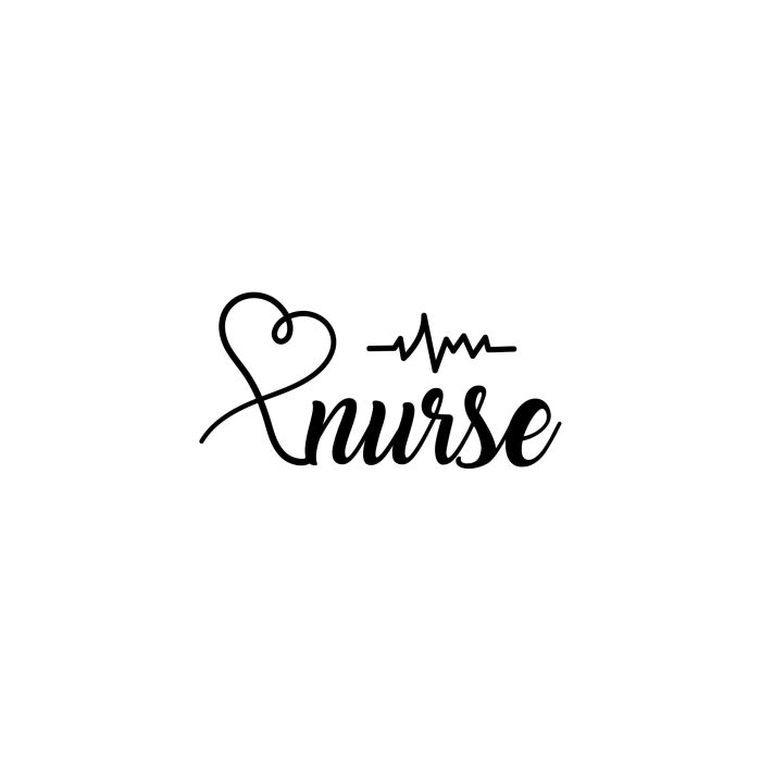 Nurse Vinyl Decal - Custom Size