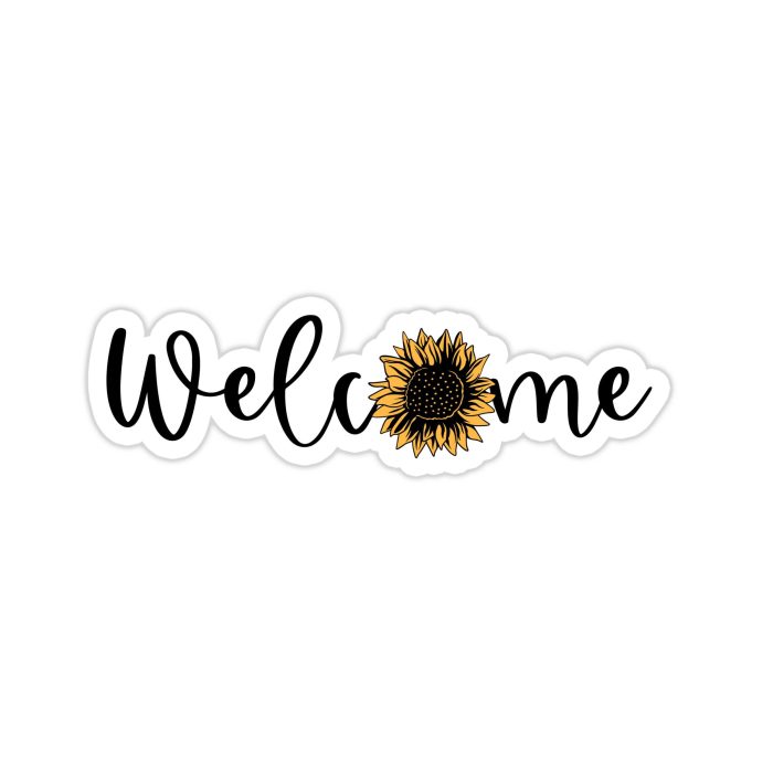 Welcome Full Color Vinyl - Custom Size