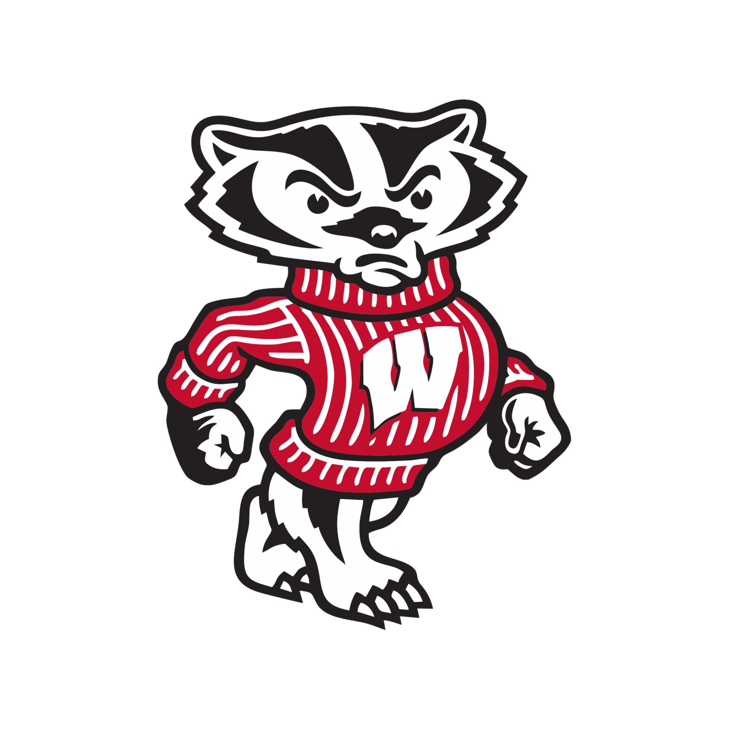 Wisconsin Badgers - Badgers - Full Color Vinyl Decal - Custom Size