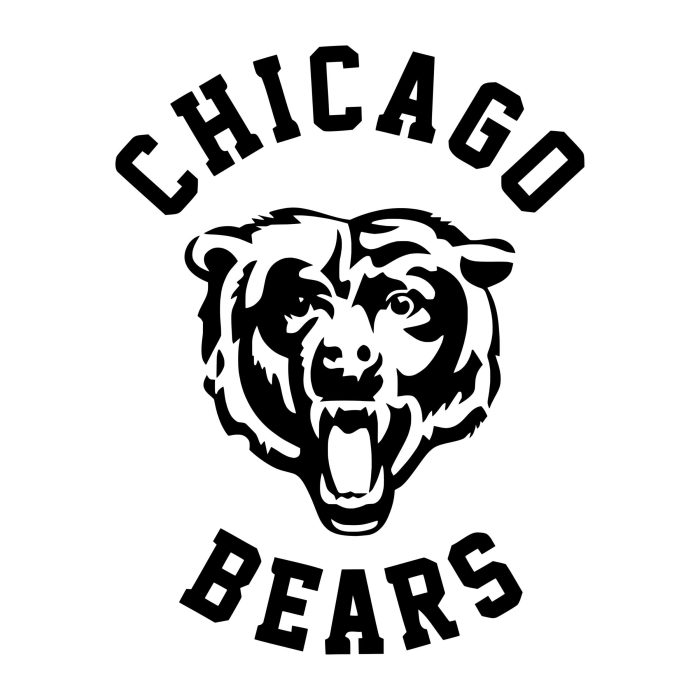 Chicago Bears - Vinyl Decal - Custom Size