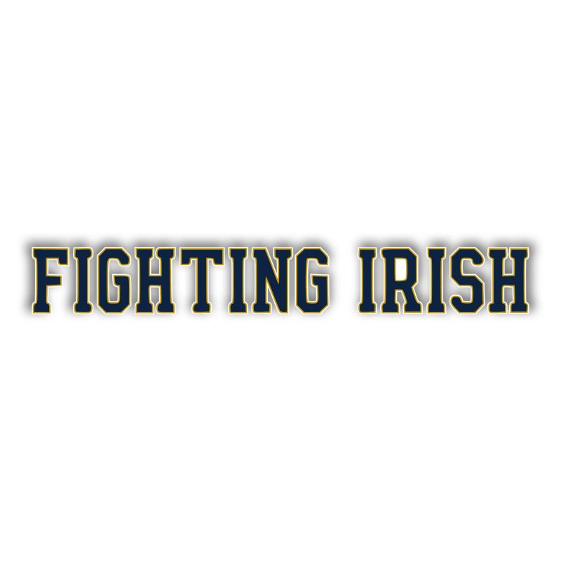 Notre Dame - Fighting Irish - Full Color Vinyl Sticker - Custom Size