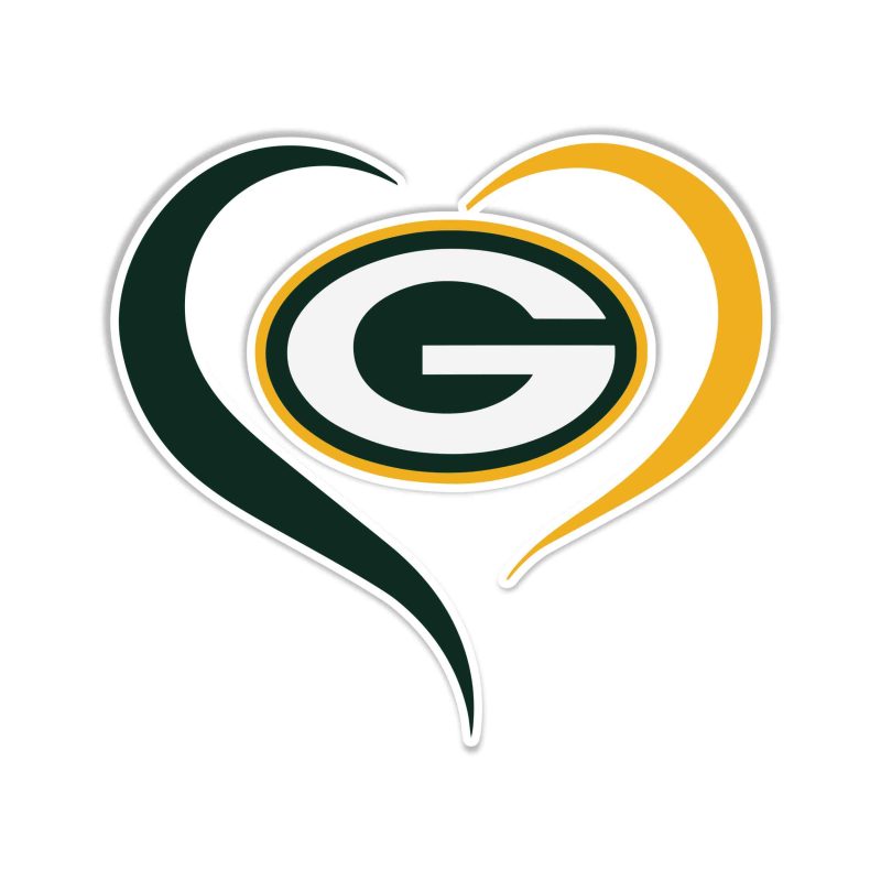 Green Bay Packers - Full Color Vinyl Sticker - Custom Size