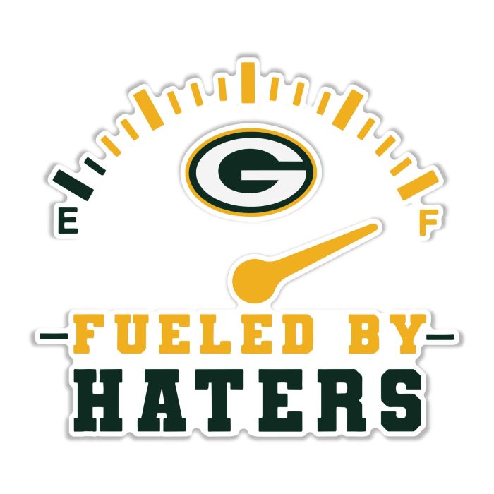 Green Bay Packers - Full Color Vinyl Sticker - Custom Size