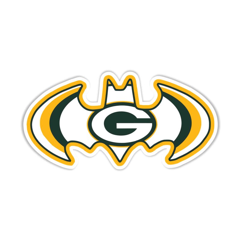 Green Bay Packers - Full Color Vinyl Sticker - Custom Size