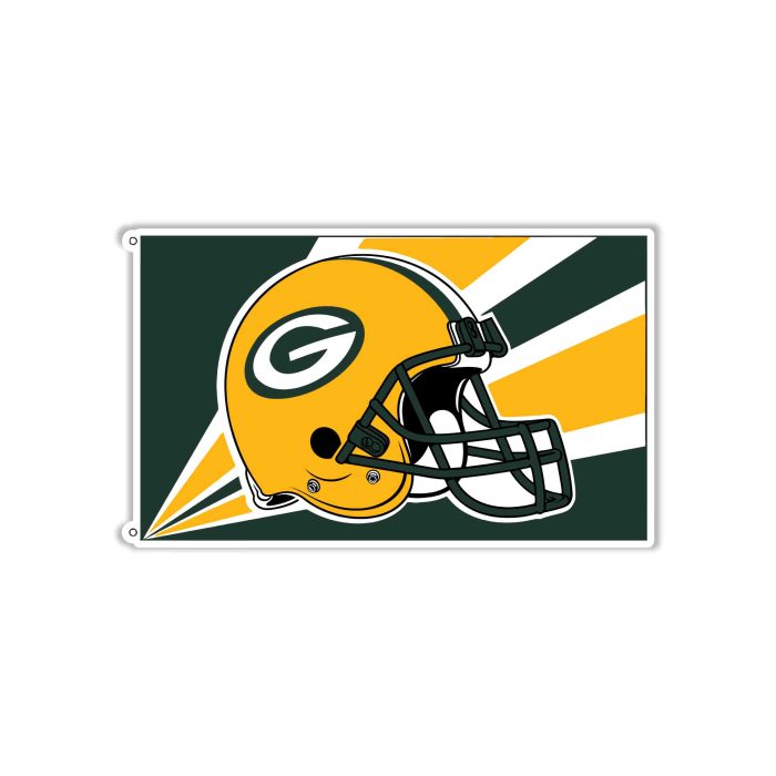 Green Bay Packers - Full Color Vinyl Sticker - Custom Size