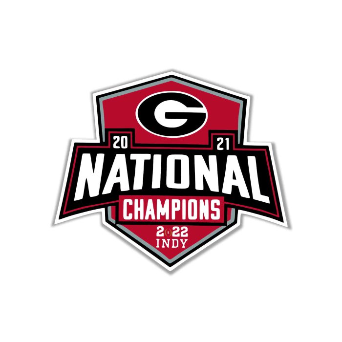 Georgia Bulldogs Full Color Vinyl Decal - Custom Size