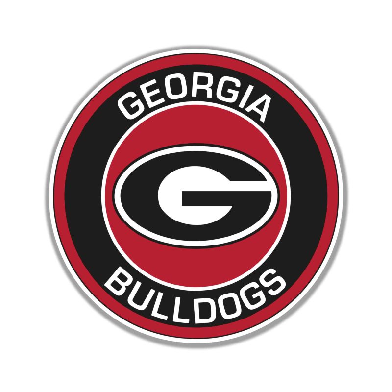Georgia Bulldogs Full Color Vinyl Decal - Custom Size
