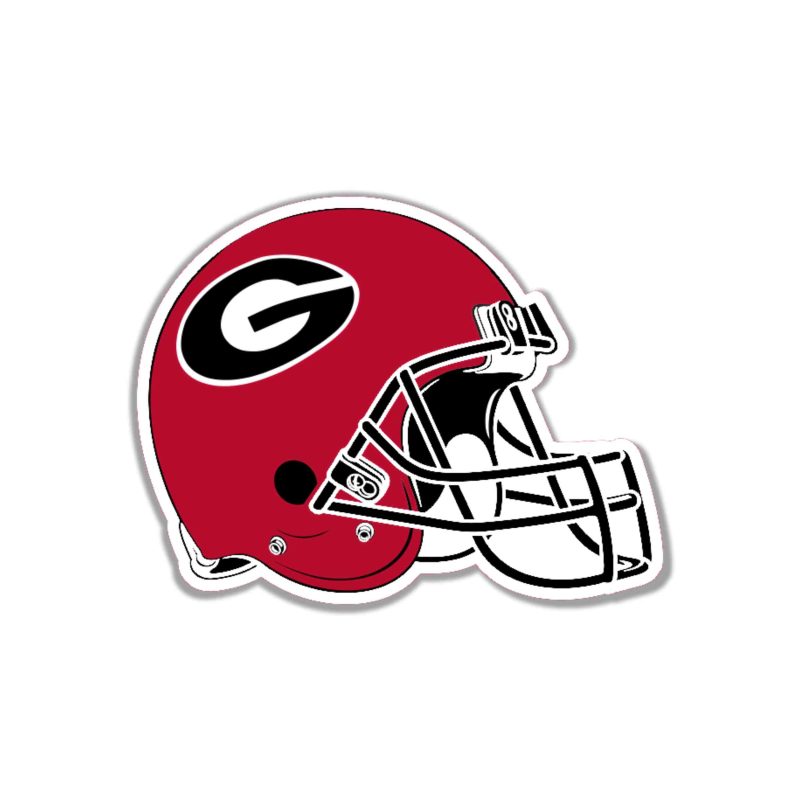 Georgia Bulldogs Full Color Vinyl Decal - Custom Size