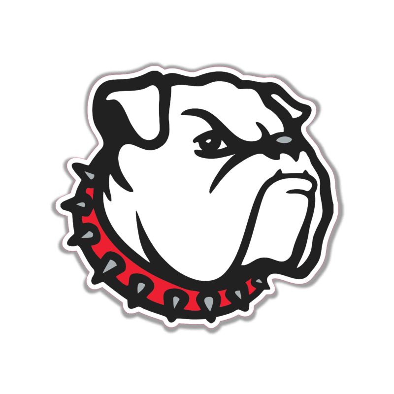Georgia Bulldogs Full Color Vinyl Decal - Custom Size