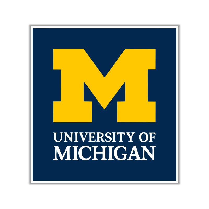 Michigan Wolverines Full Color Vinyl Decal - Custom Size