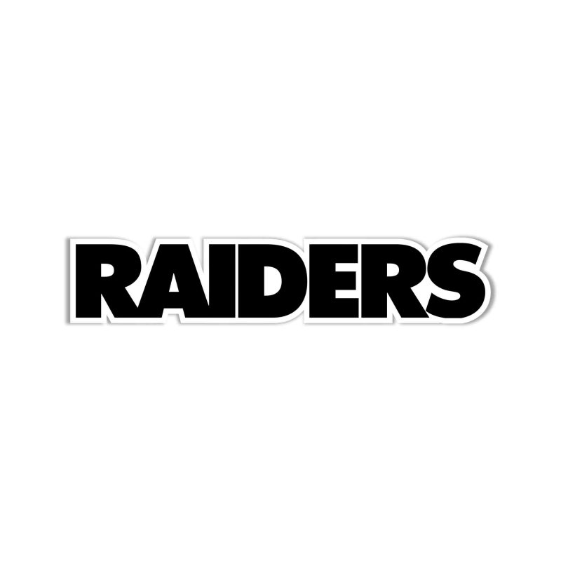 Las Vegas Raiders Full Color Vinyl Sticker - Custom Size