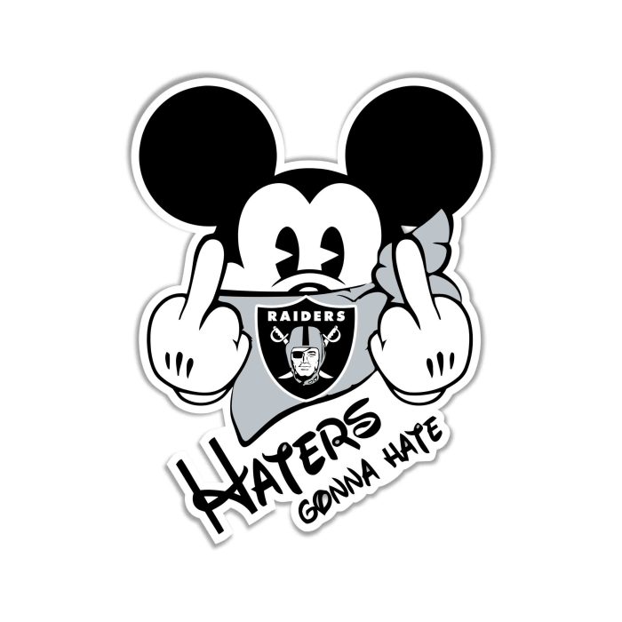 Las Vegas Raiders Full Color Vinyl Sticker - Custom Size
