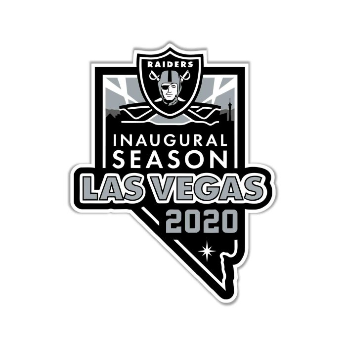 Las Vegas Raiders Full Color Vinyl Sticker - Custom Size