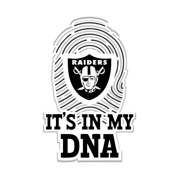 Las Vegas Raiders Full Color Vinyl Sticker - Custom Size