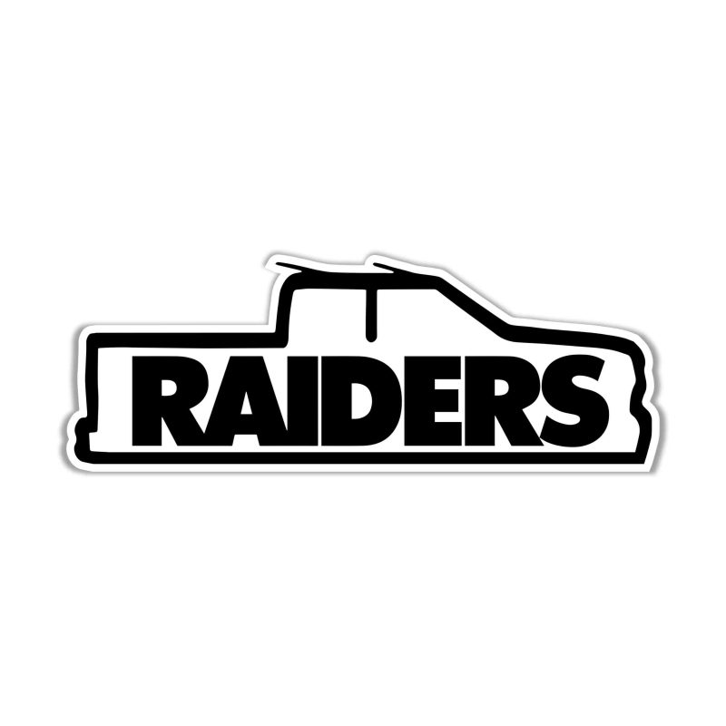 Las Vegas Raiders Full Color Vinyl Sticker - Custom Size