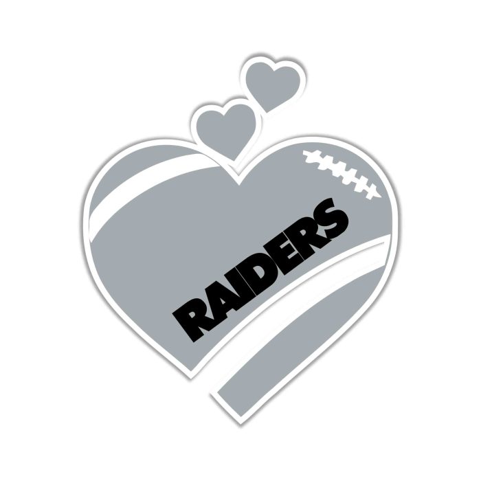 Las Vegas Raiders Full Color Vinyl Sticker - Custom Size