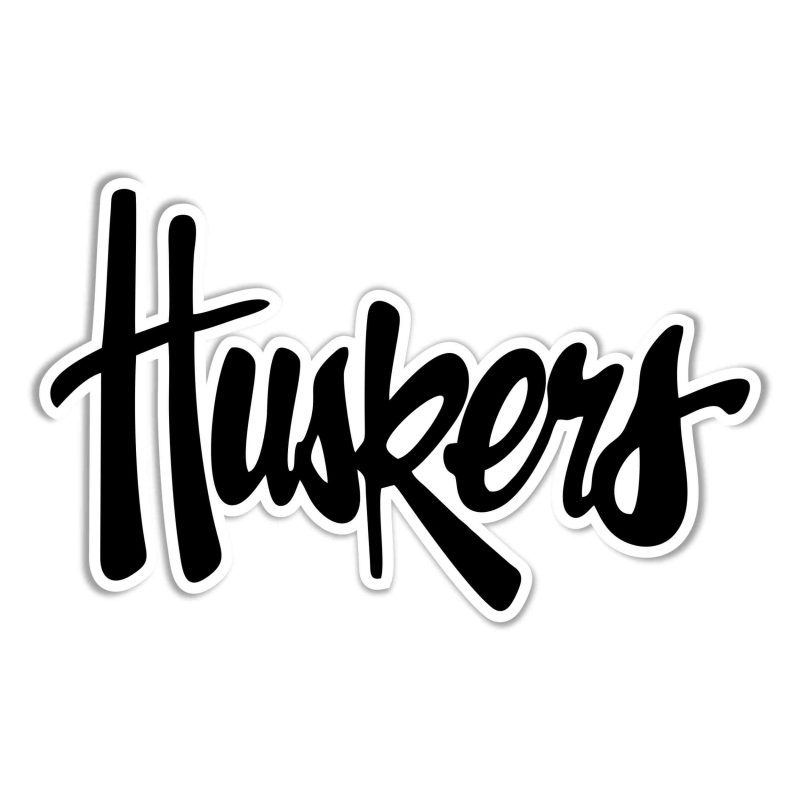 Nebraska Cornhuskers Full Color Vinyl Decal - Custom Size