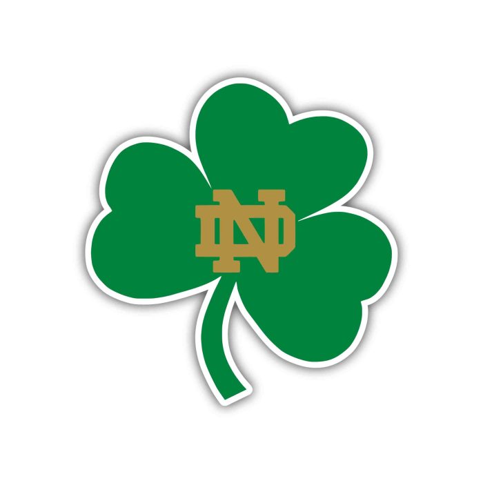 Notre Dame Full Color Vinyl Decal - Custom Size