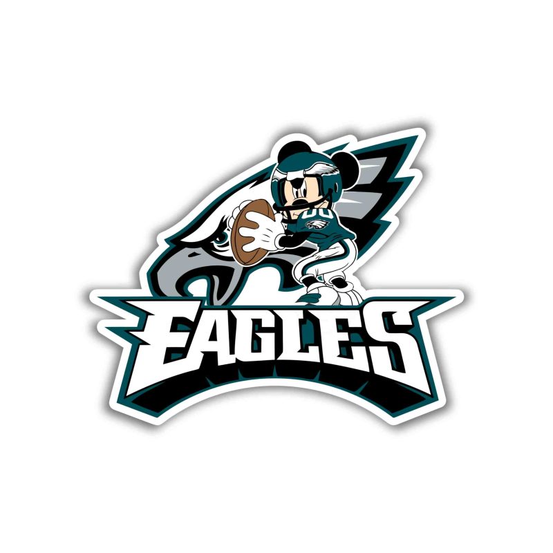Philadelphia Eagles- Full Color Vinyl Sticker - Custom Size
