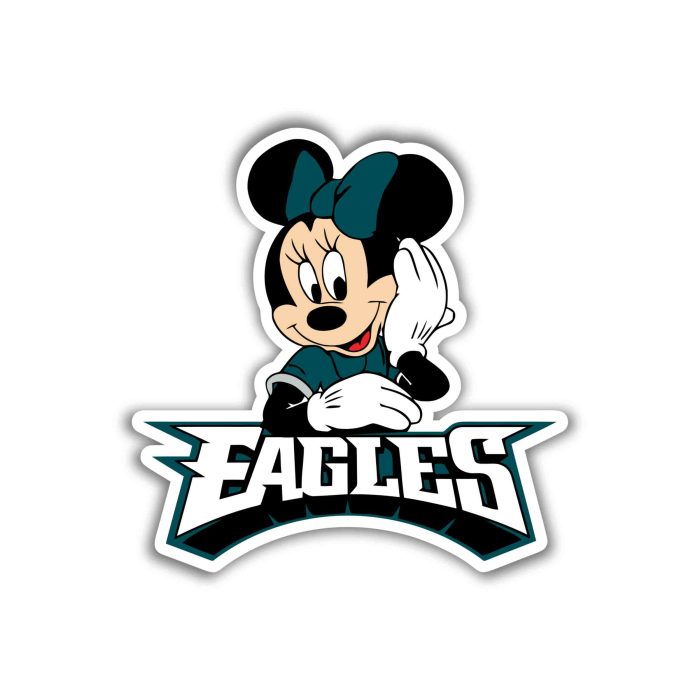 Philadelphia Eagles- Full Color Vinyl Sticker - Custom Size