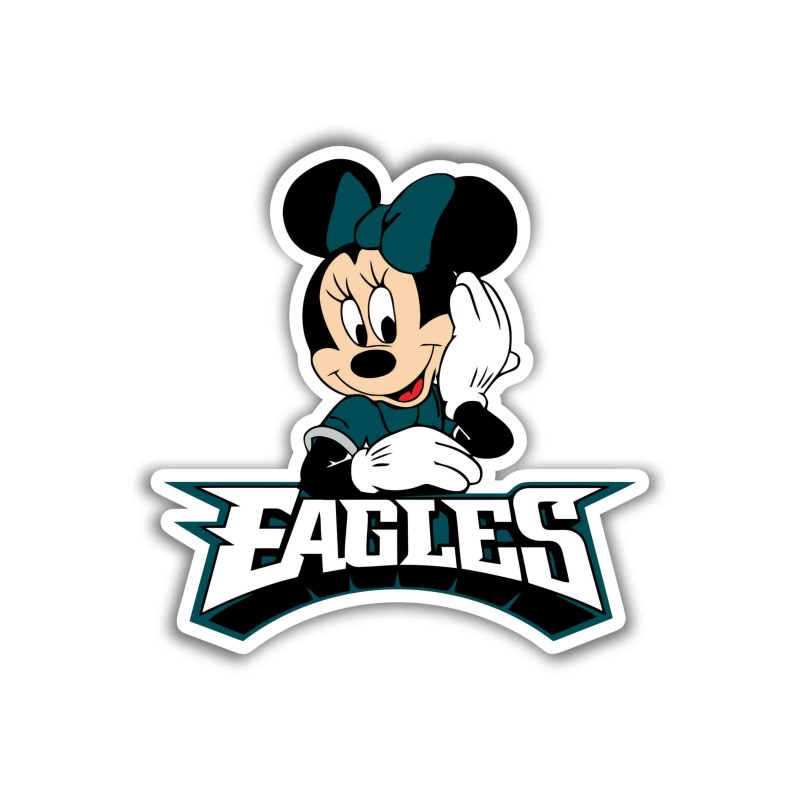 Philadelphia Eagles- Full Color Vinyl Sticker - Custom Size