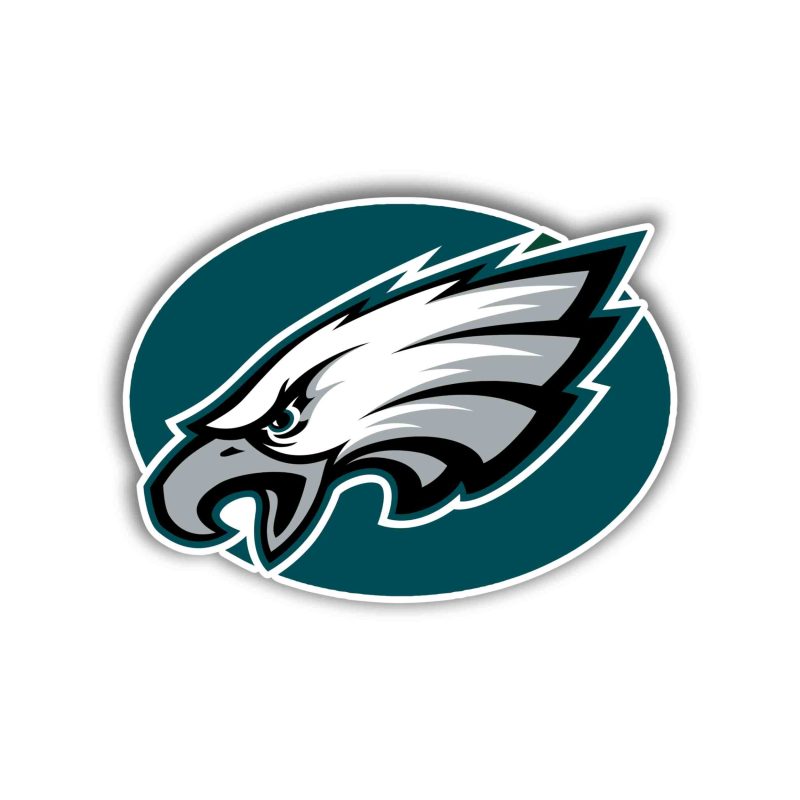 Philadelphia Eagles- Full Color Vinyl Sticker - Custom Size