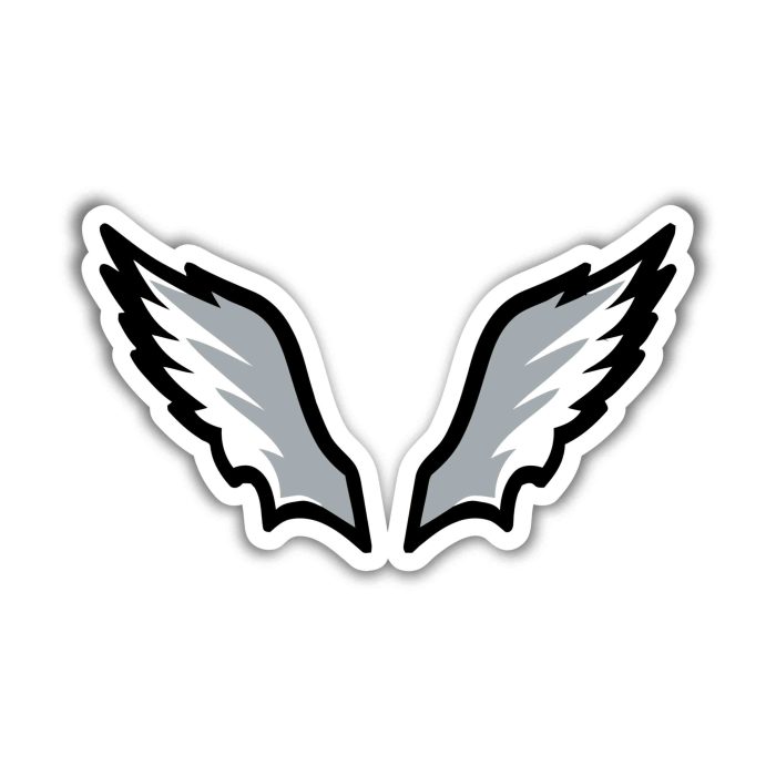Philadelphia Eagles- Full Color Vinyl Sticker - Custom Size