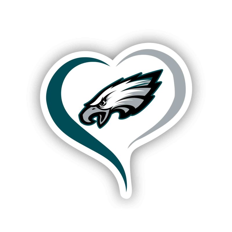 Philadelphia Eagles- Full Color Vinyl Sticker - Custom Size