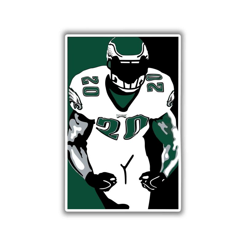 Philadelphia Eagles- Full Color Vinyl Sticker - Custom Size