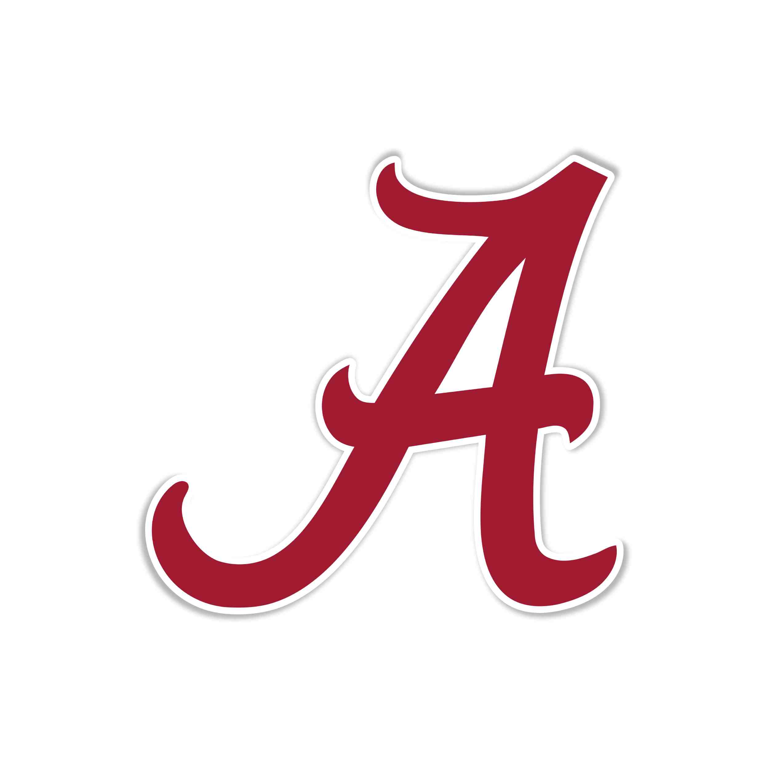 Alabama Crimson Tide Full Color Vinyl Decal - Custom Size